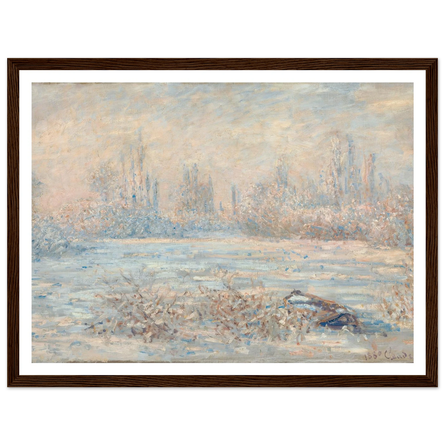 Le Givre (1880) Art Print | Claude Monet-Quipham Collections