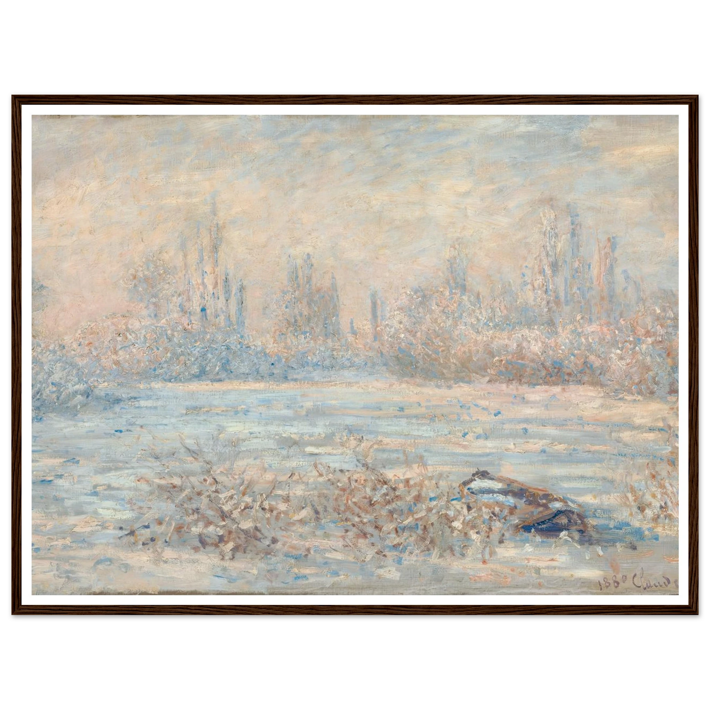 Le Givre (1880) Art Print | Claude Monet-Quipham Collections