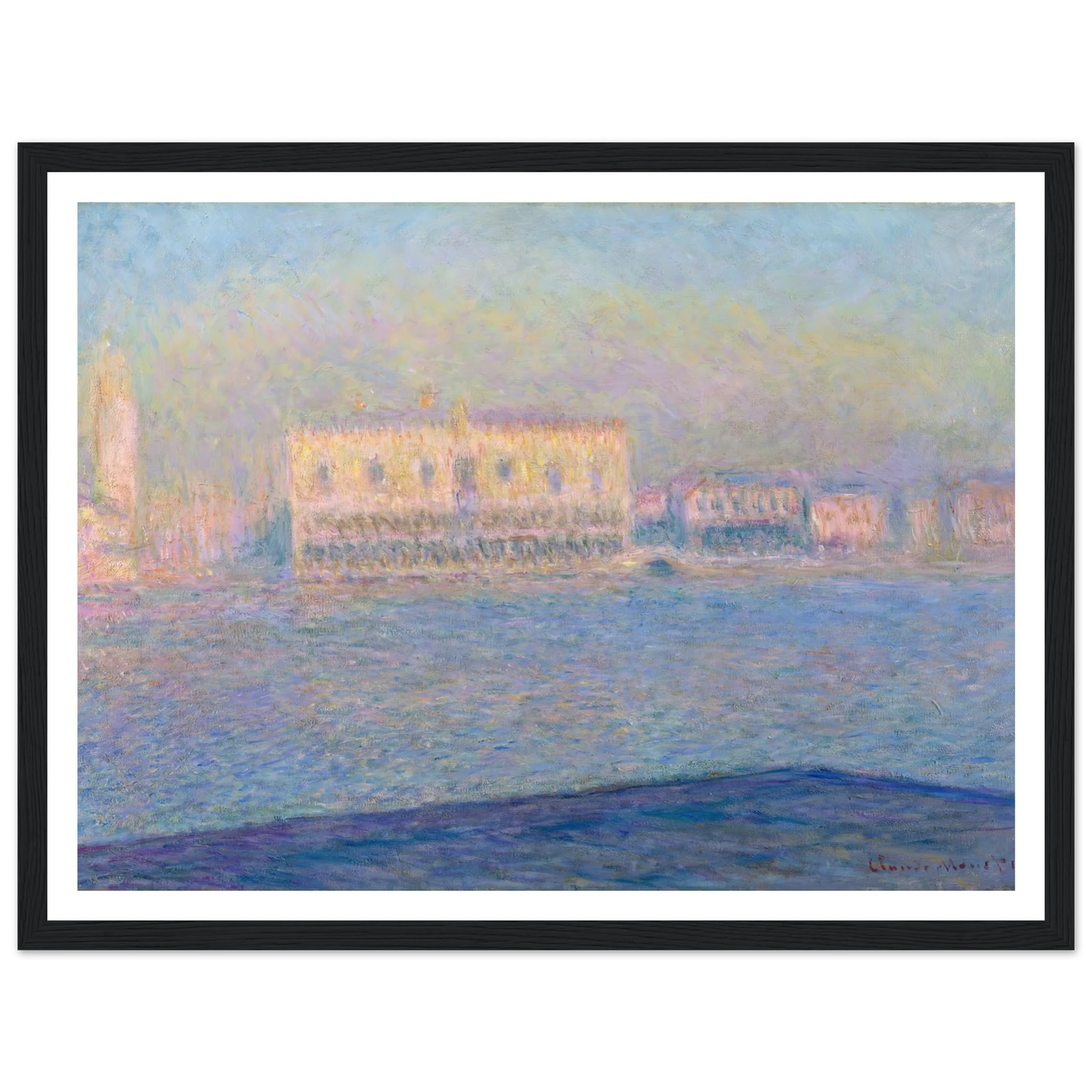The Doge’s Palace Seen from San Giorgio Maggiore (1908) Art Print | Claude Monet-Quipham Collections