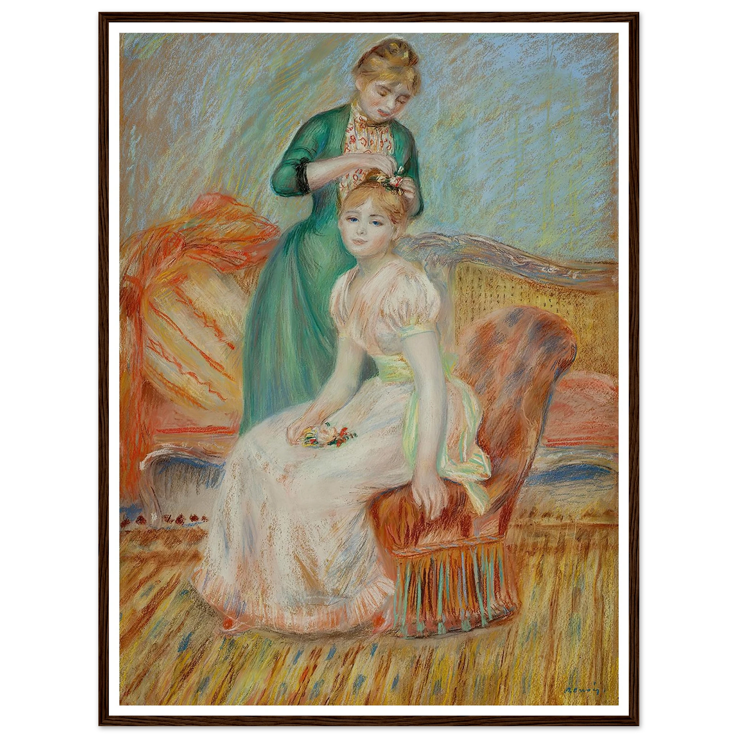 La Toilette (1889) Art Print | Pierre Auguste Renoir-Quipham Collections