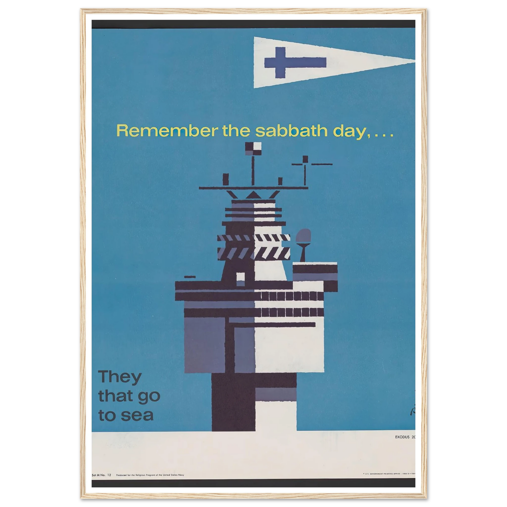 Remember the sabbath day (1963) Art Print | Joseph Binder-Quipham Collections