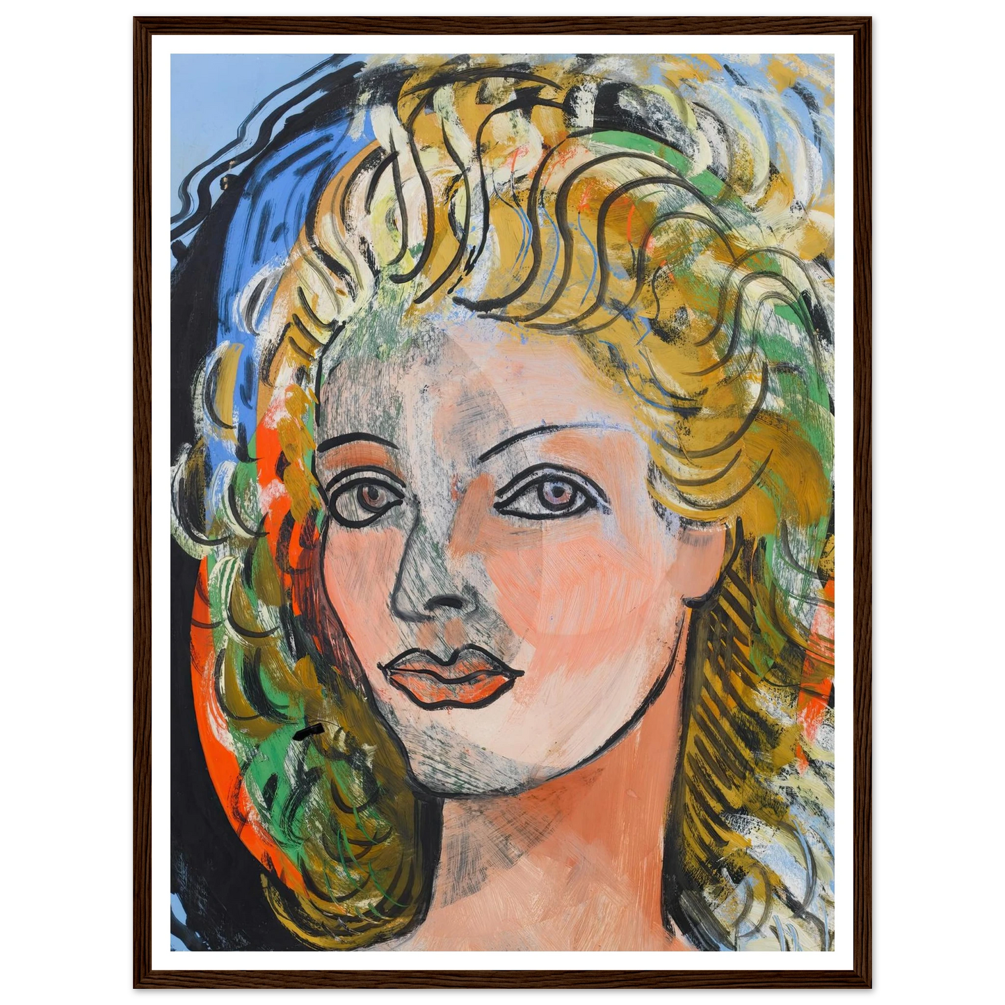 La blonde (circa 1940-1946) Art Print | Francis Picabia-Quipham Collections
