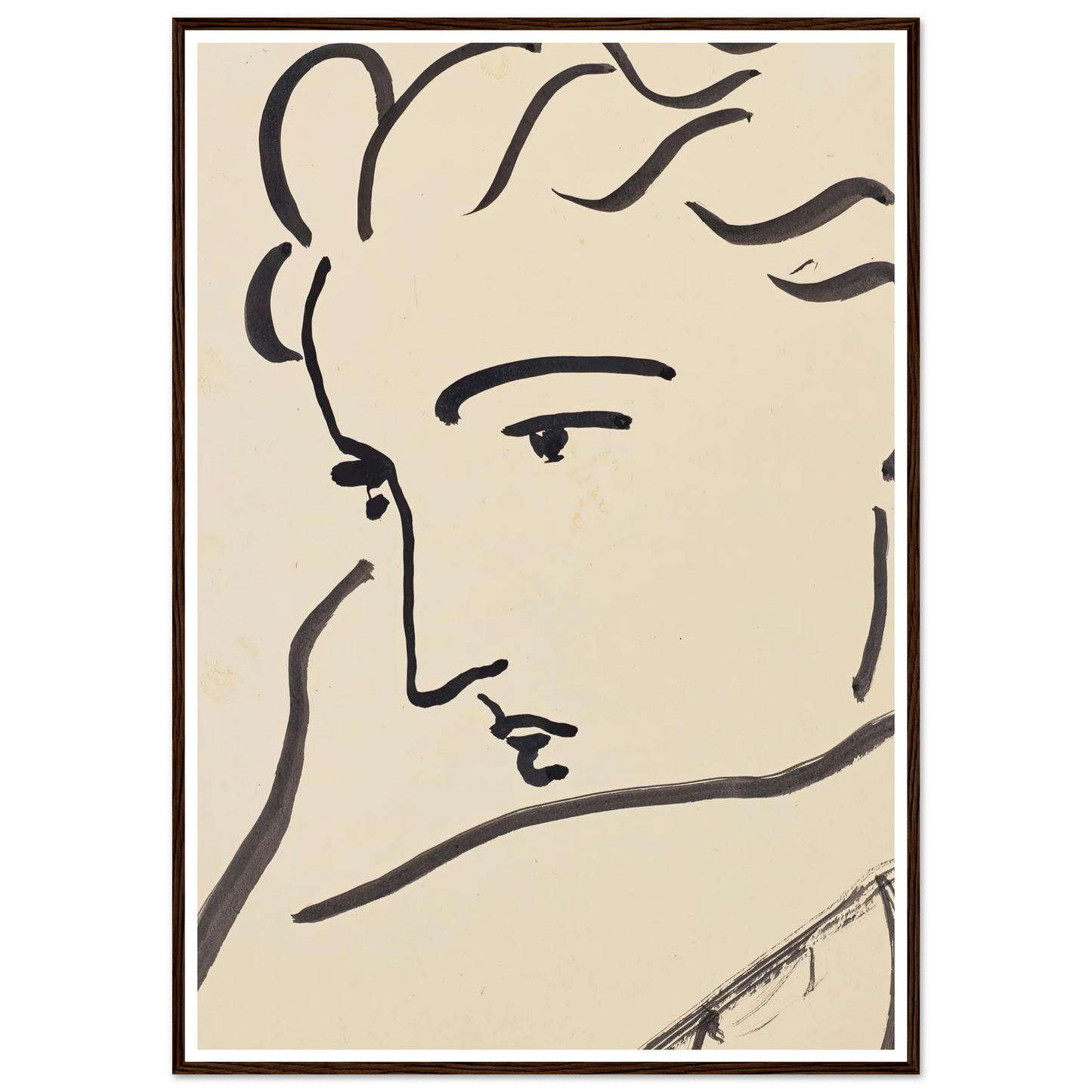 Profil de femme (1946) Art Print | Henri Matisse-Quipham Collections