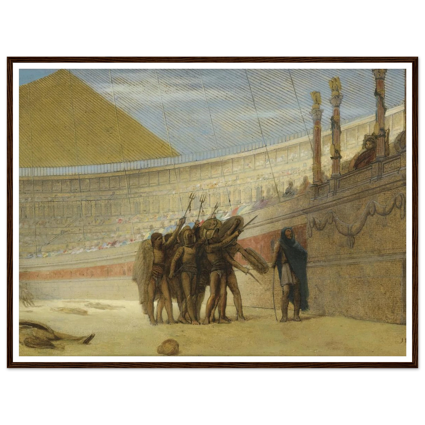 Ave Caesar, morituri te salutant Art Print | Jean Leon Gerome-Quipham Collections