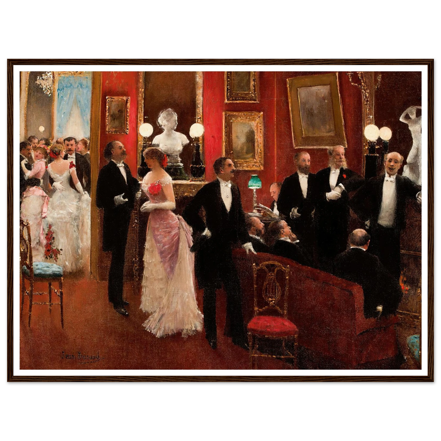 Scène Du Bal Art Print | Jean Beraud-Quipham Collections