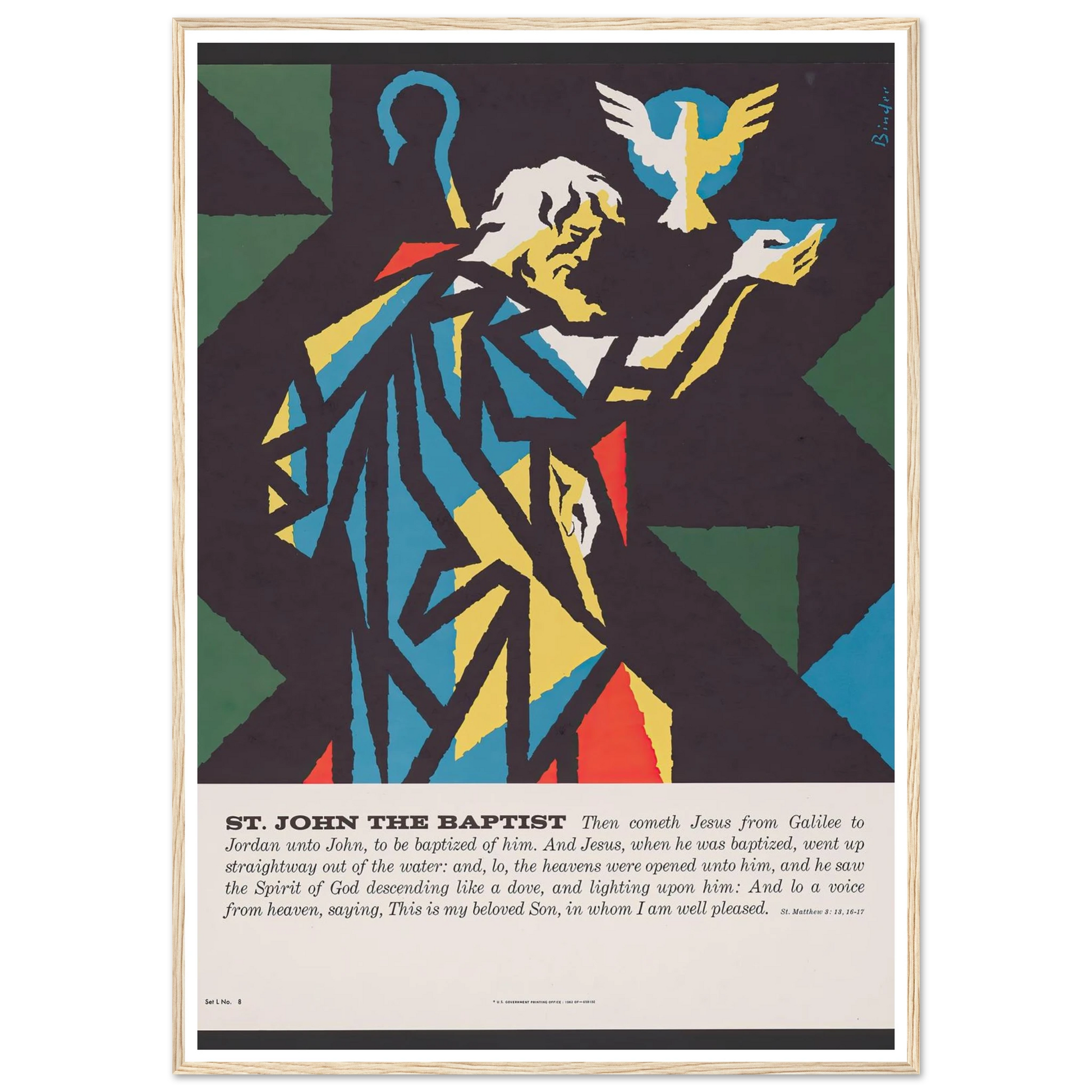 St. John The Baptist (1962) Art Print | Joseph Binder-Quipham Collections