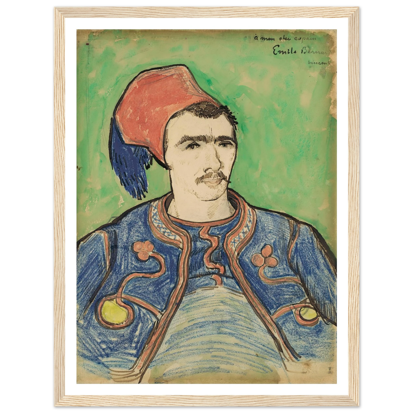 The Zouave (1888) Art Print | Vincent van Gogh-Quipham Collections