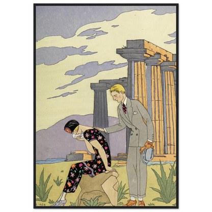 Falbalas et fanfreluches, Paestum (1925) Art Print | George Barbier-Quipham Collections