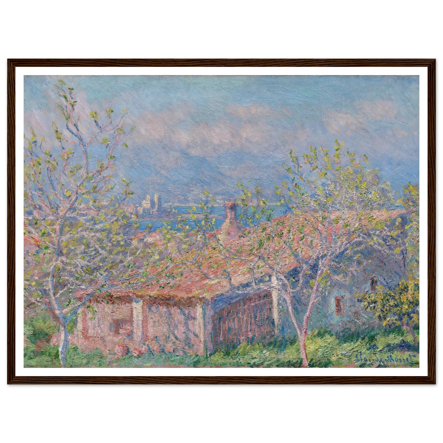 Gardener’s House at Antibes (1888) Art Print | Claude Monet-Quipham Collections