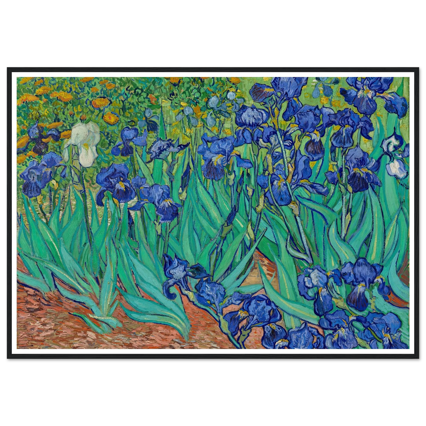 Irises (1889) Art Print | Vincent van Gogh-Quipham Collections