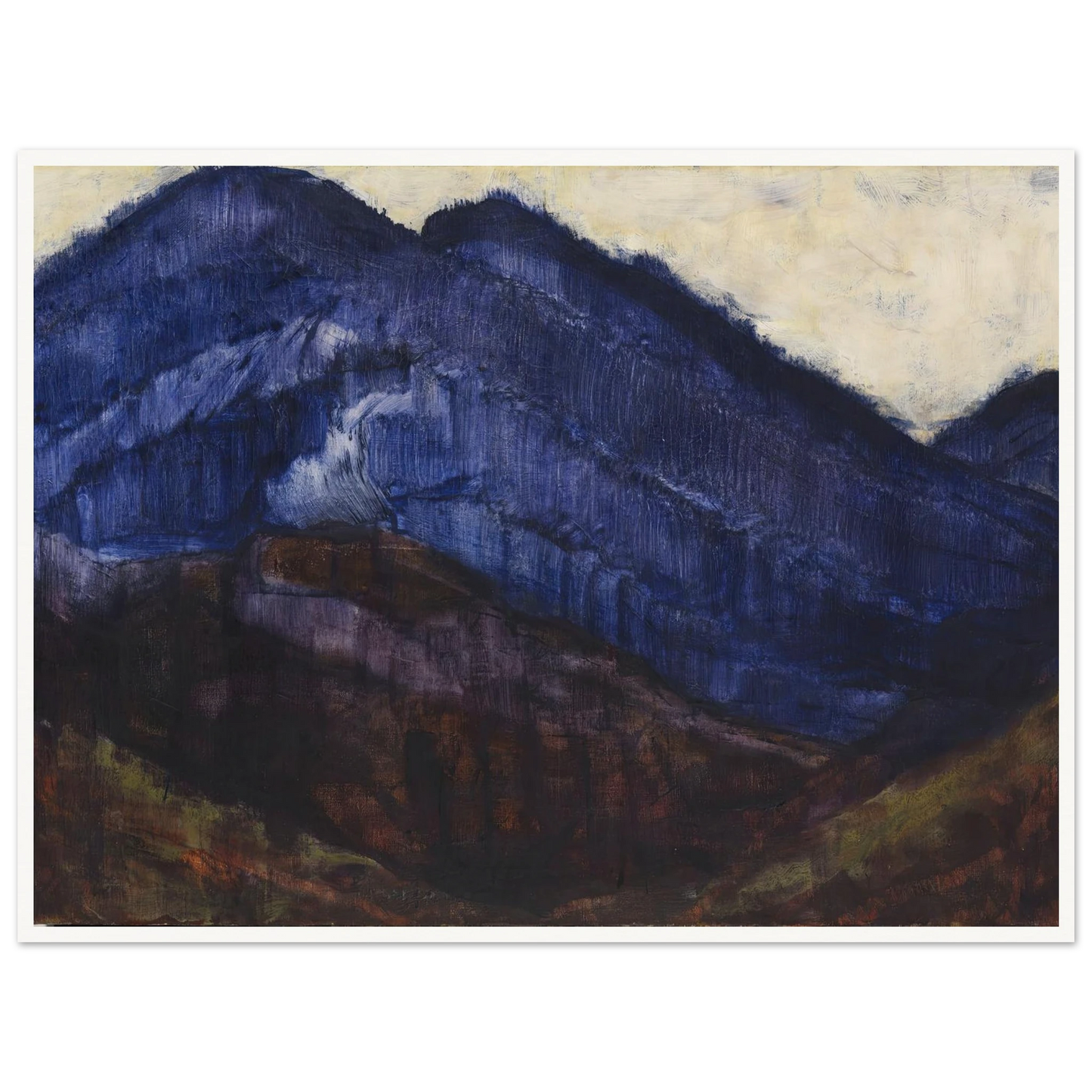 Die blauen Berge (ca 1912) Art Print | Christian Rohlfs-Quipham Collections