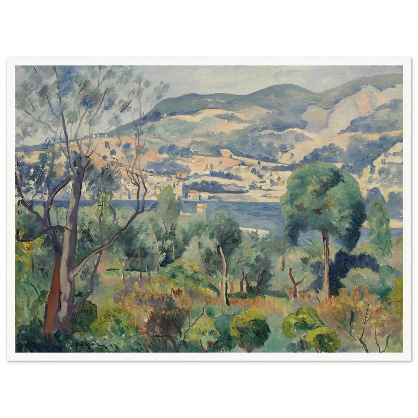 Rade de Villefranche (1913) Art Print | Henri Manguin-Quipham Collections
