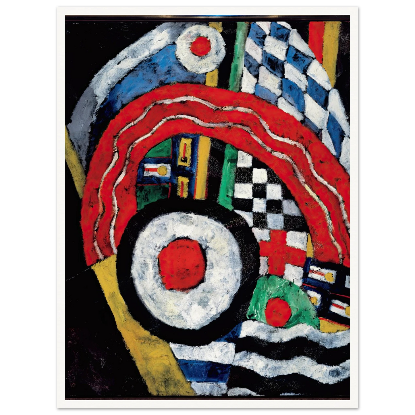 Painting No. 46 (between 1914 and 1915) Art Print | Marsden Hartley-Quipham Collections