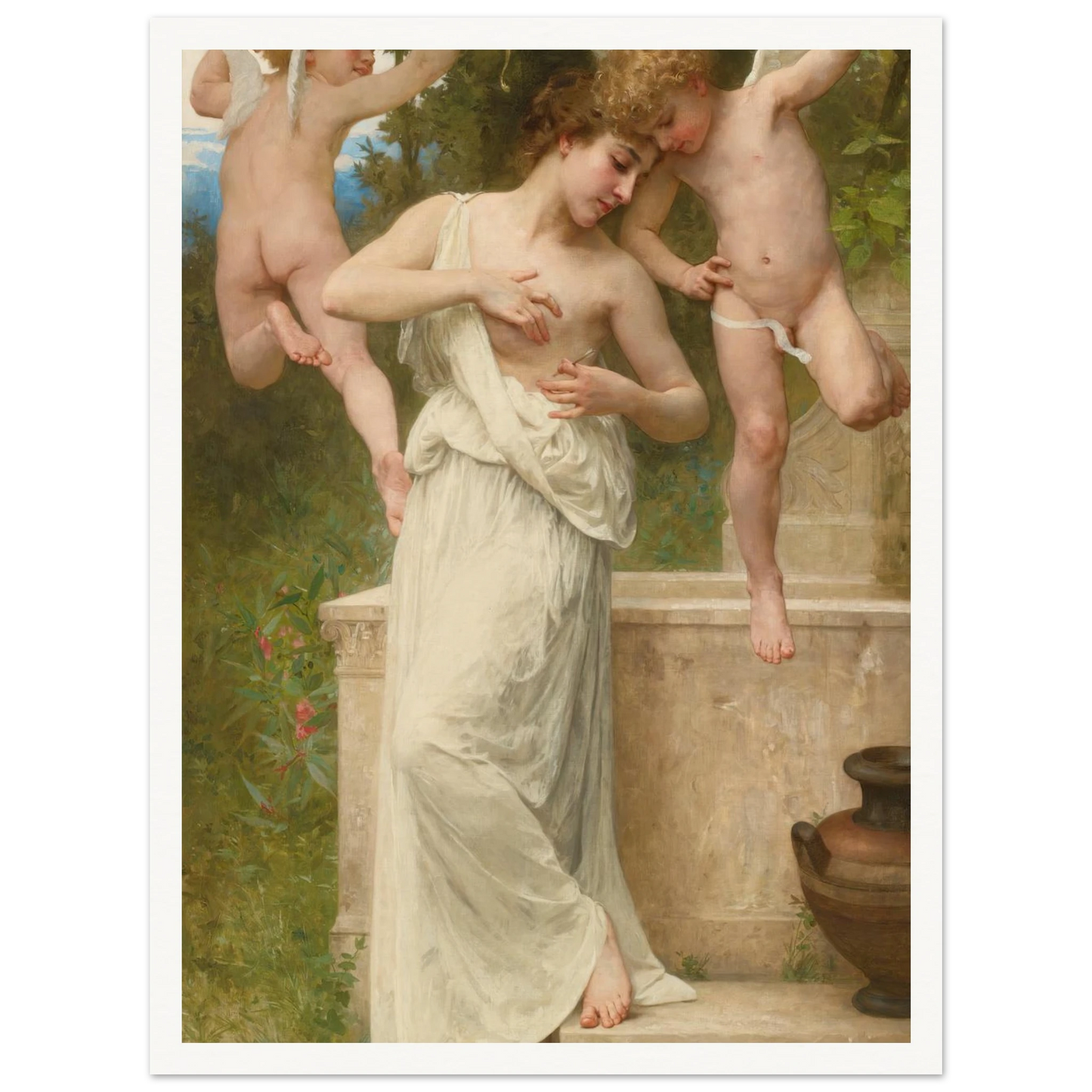 Blessures D’amour (1897) Art Print | William Bouguereau-Quipham Collections