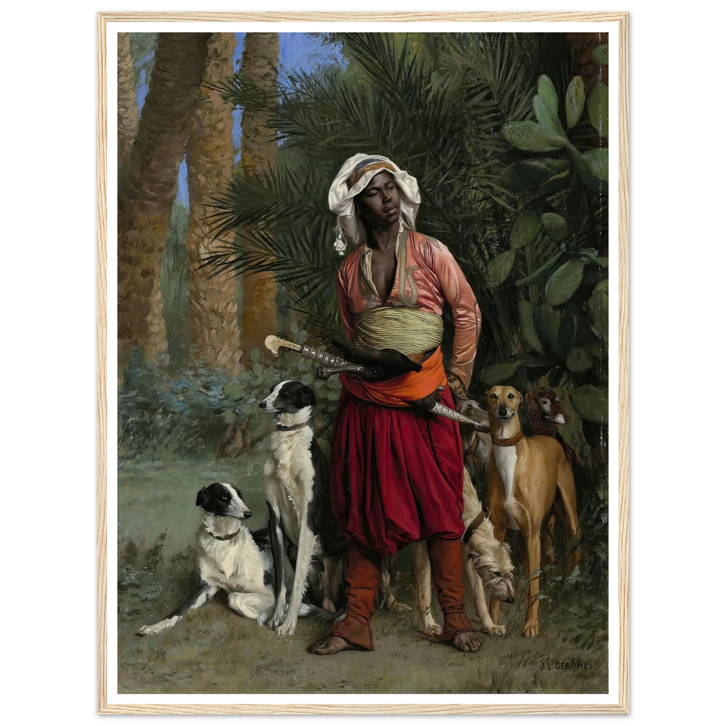 Master of the Hounds (1871) Art Print | Jean Leon Gerome-Quipham Collections