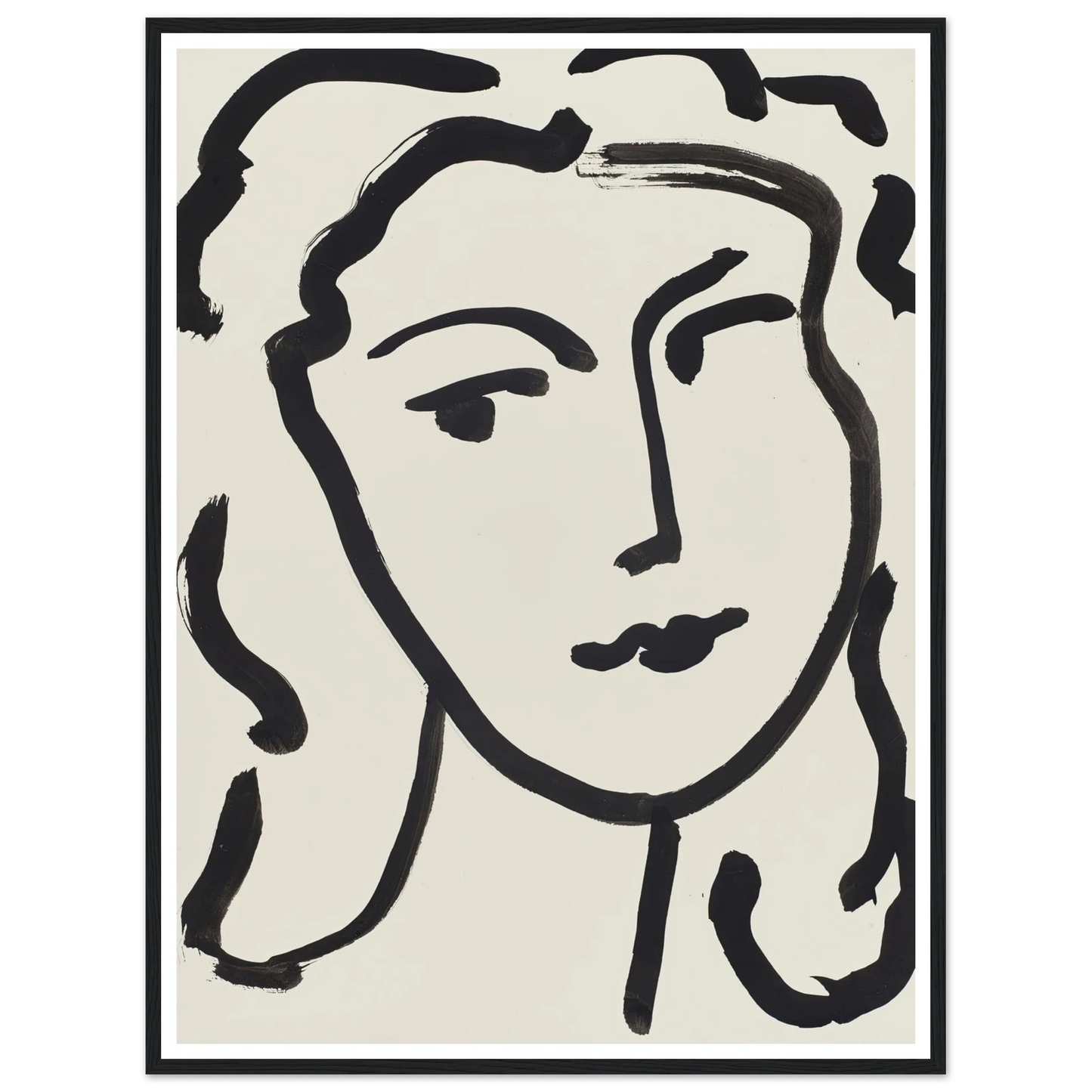 Visage de femme (1948) Art Print | Henri Matisse-Quipham Collections