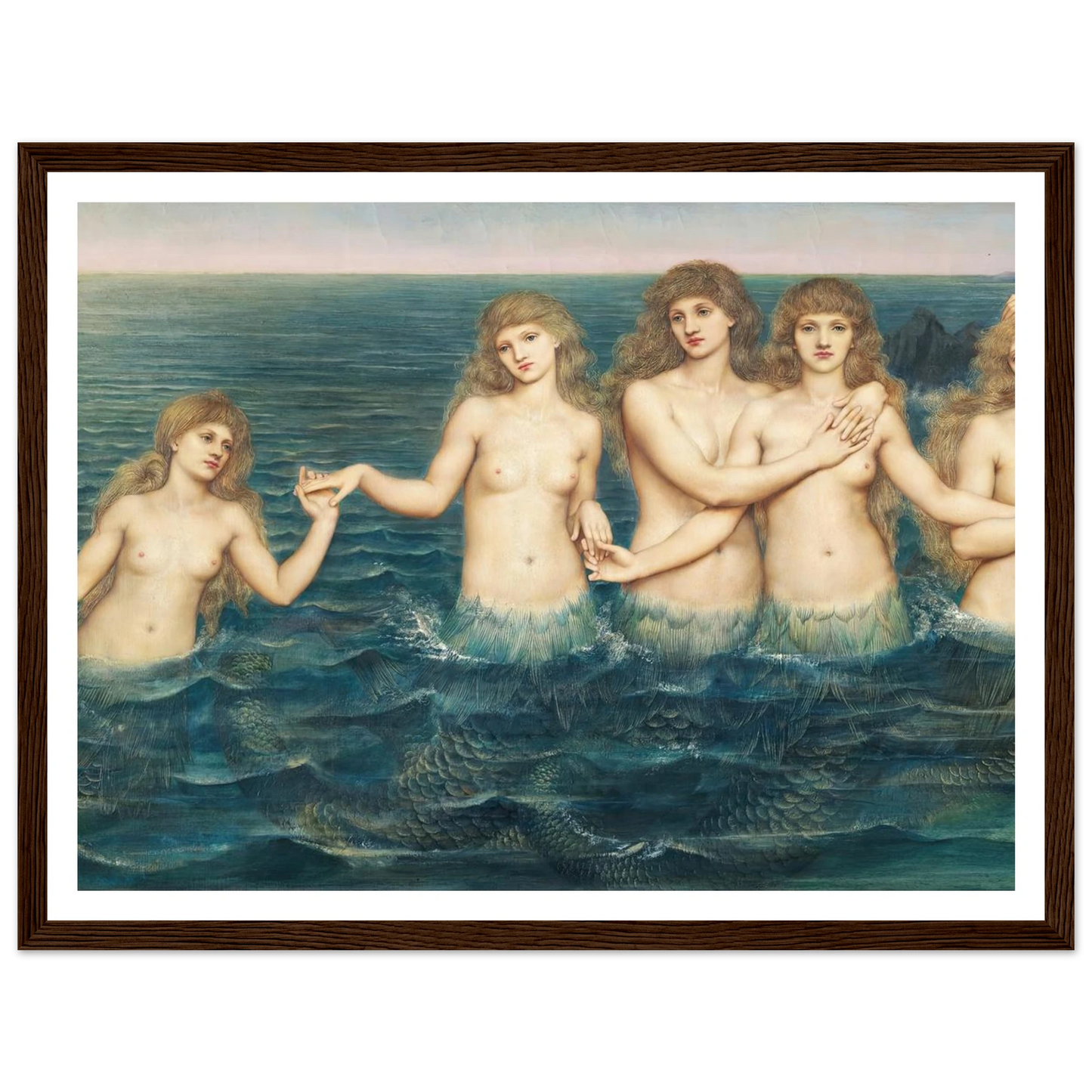 The Sea Maidens (ca 1885-1886) Art Print | Evelyn de Morgan-Quipham Collections