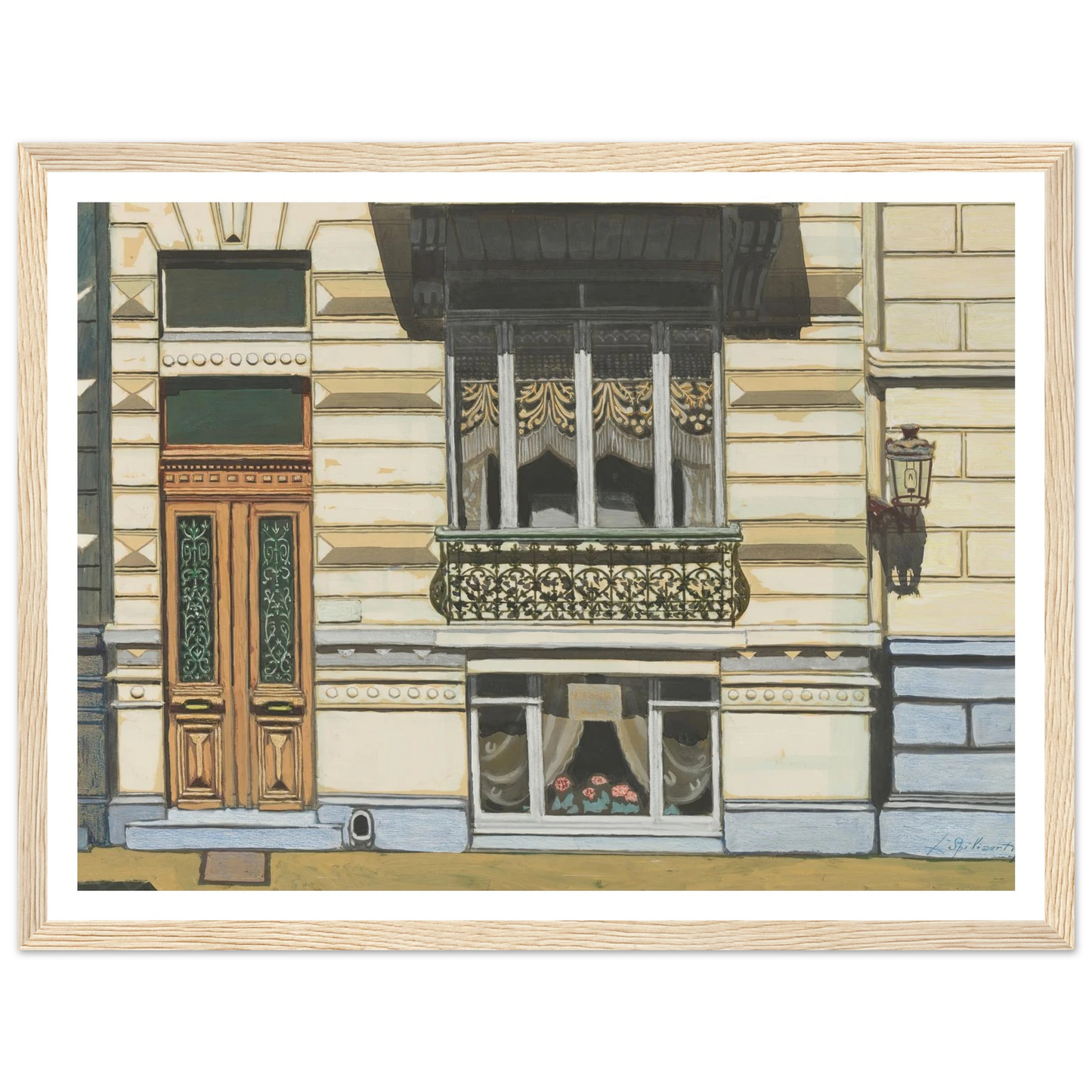 Huis in de Peter Benoitstraat, Oostende (1929) Art Print | Leon Spilliaert-Quipham Collections