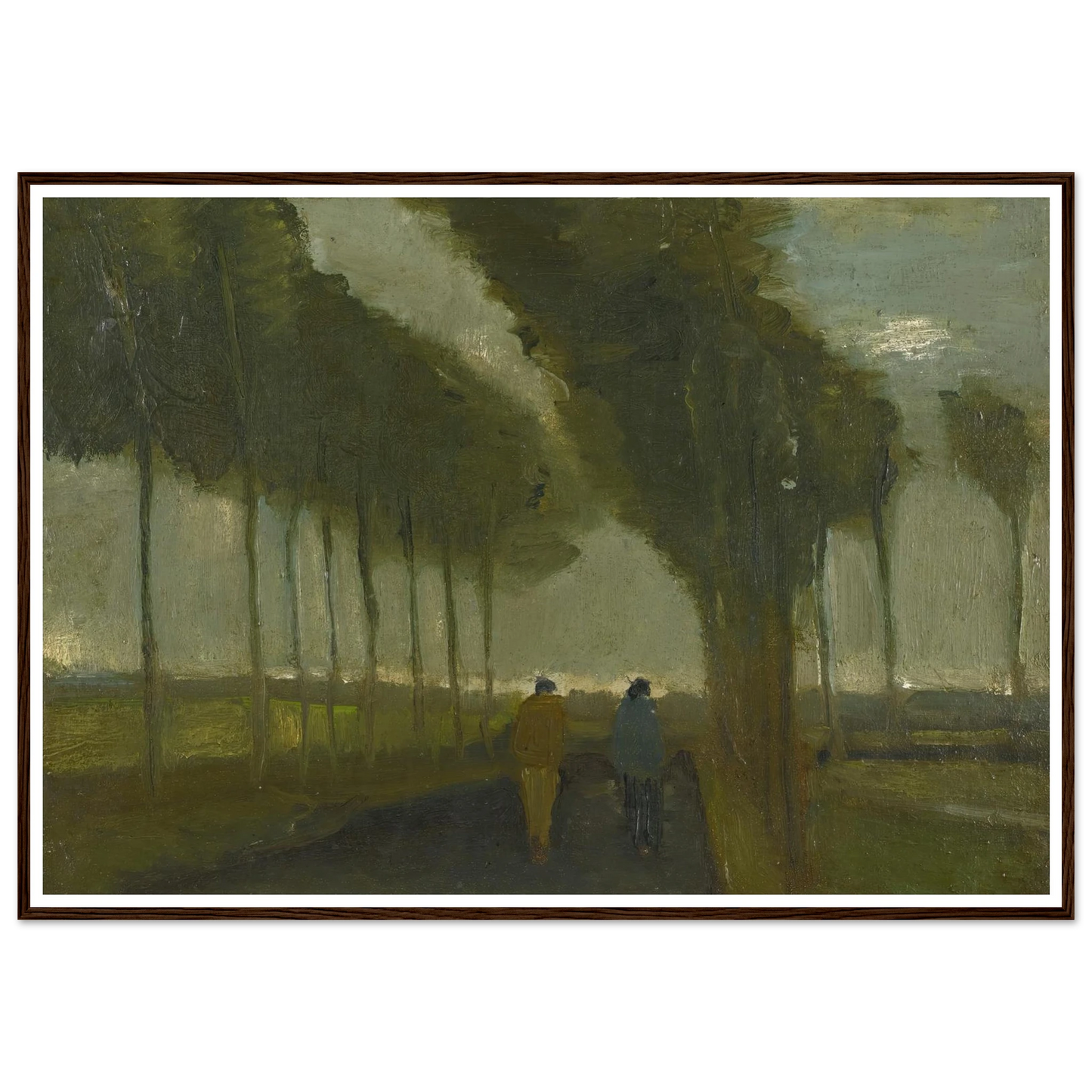 L’allée Aux Deux Promeneurs (1883) Art Print | Vincent van Gogh-Quipham Collections