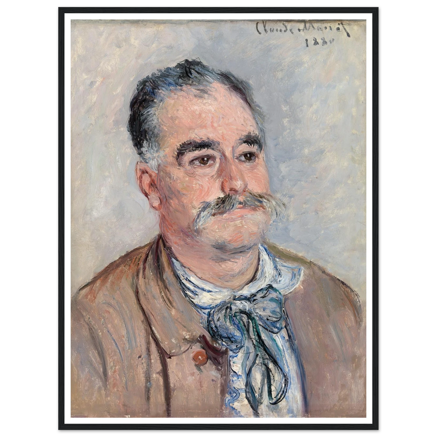 Monsieur Coqueret (Father) (1880) Art Print | Claude Monet-Quipham Collections