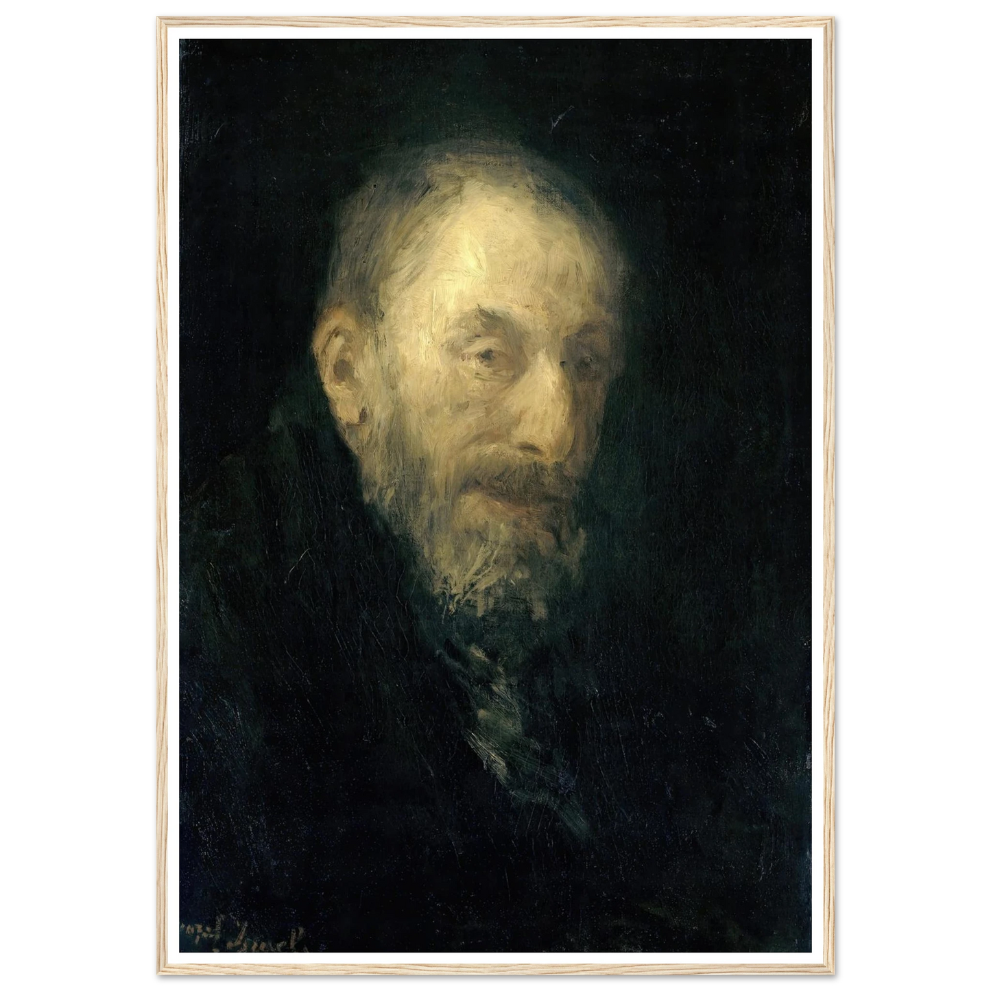 ‘Old Isaac’ (1896) Art Print | Jozef Israels-Quipham Collections