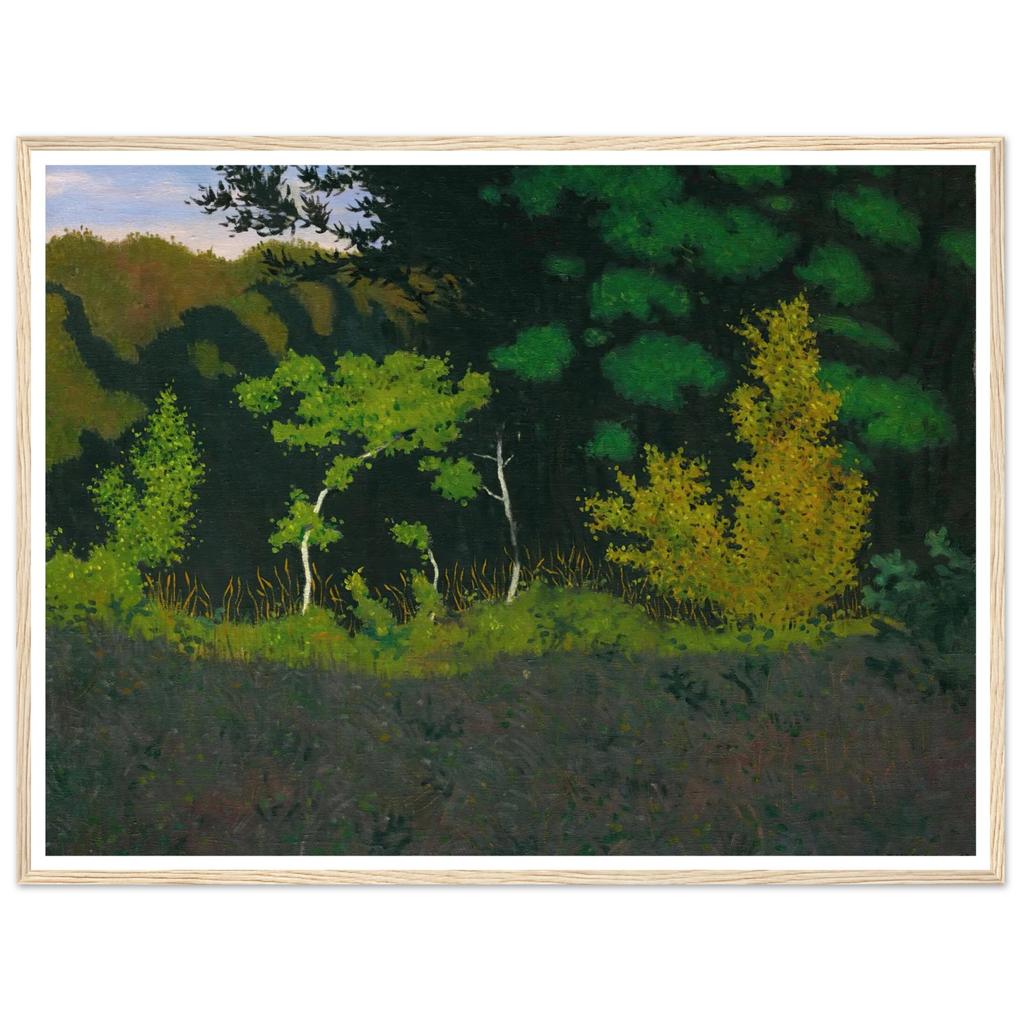 Edge Of The Wood (1920) Art Print | Felix Vallotton-Quipham Collections