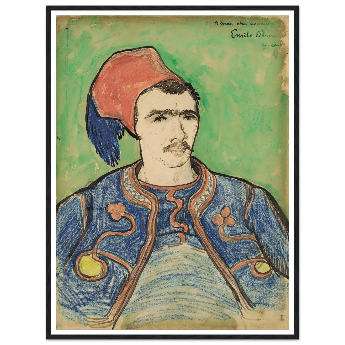 The Zouave (1888) Art Print | Vincent van Gogh-Quipham Collections