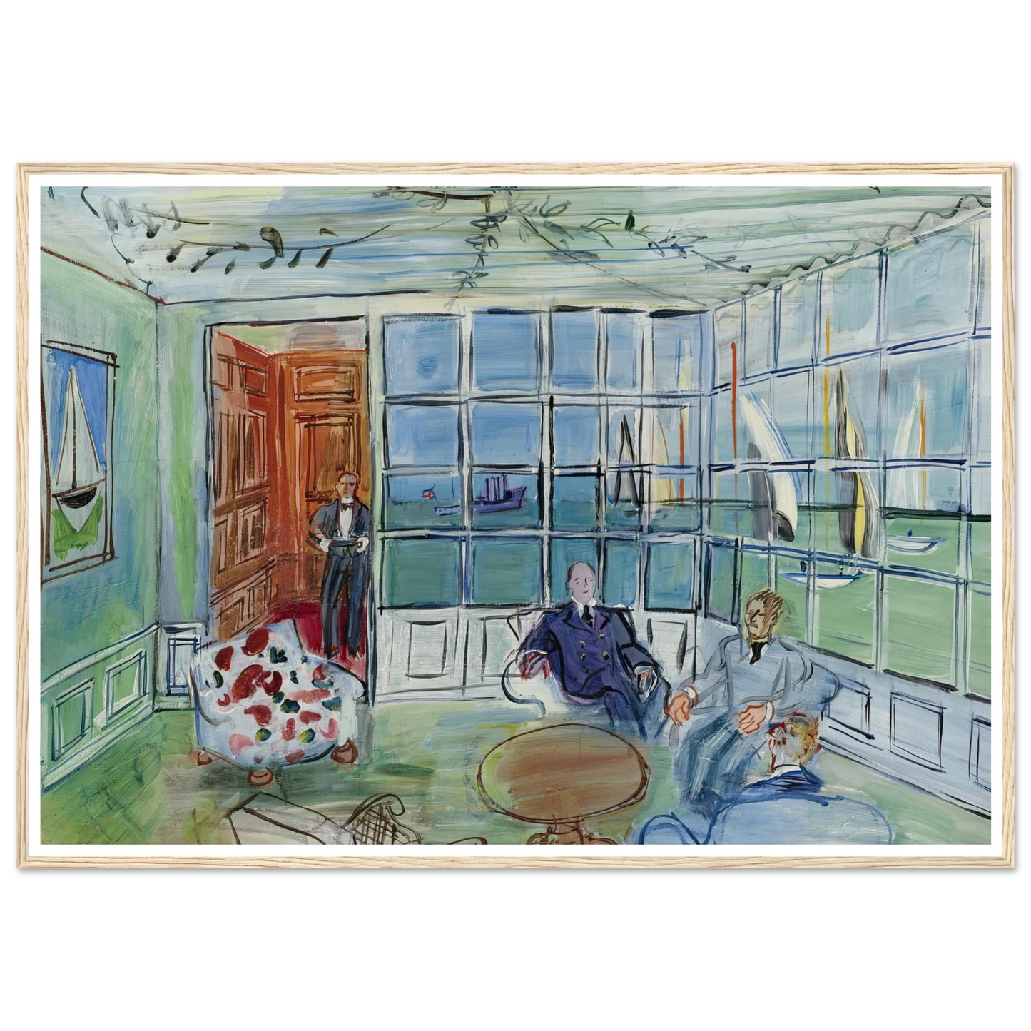 Le Royal Yacht Squadron, Cowes, Isle of Wight Art Print | Raoul Dufy-Quipham Collections