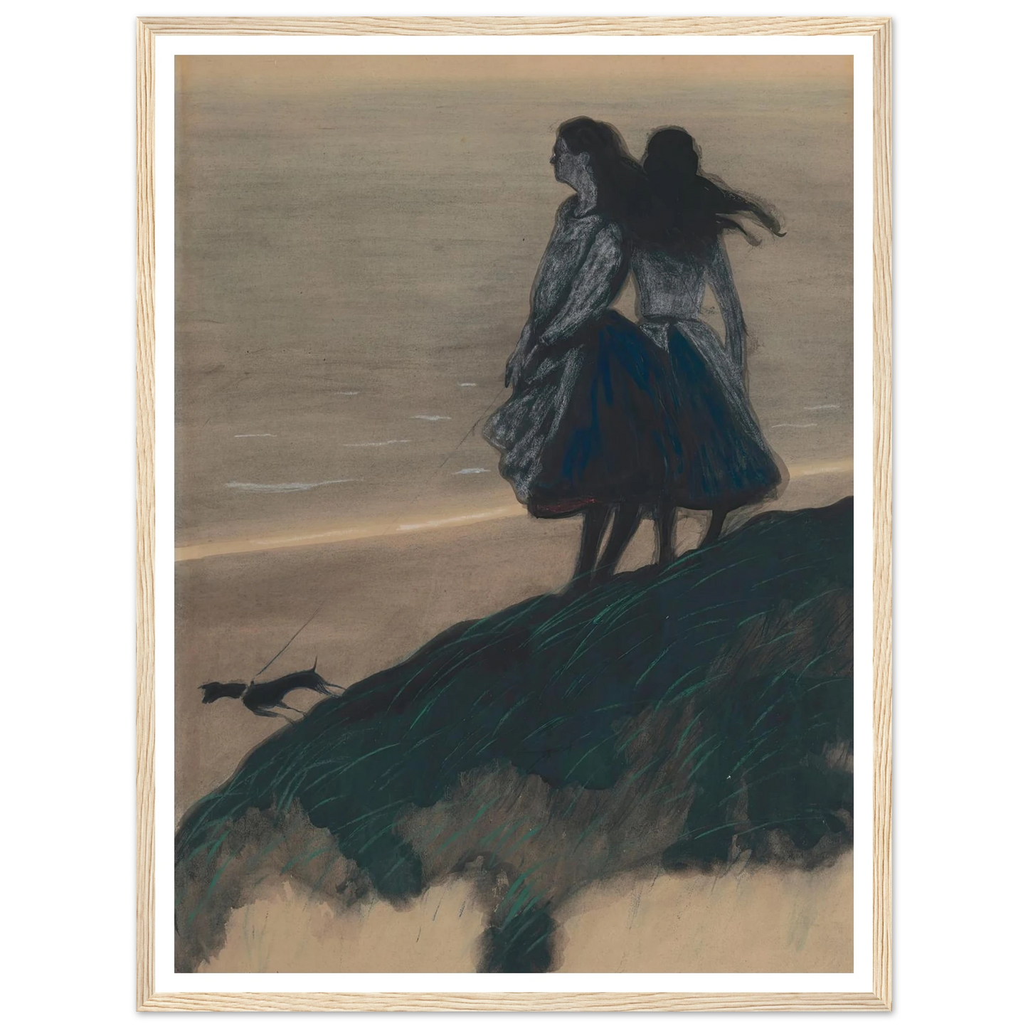 Girls on a Dune Art Print | Leon Spilliaert-Quipham Collections