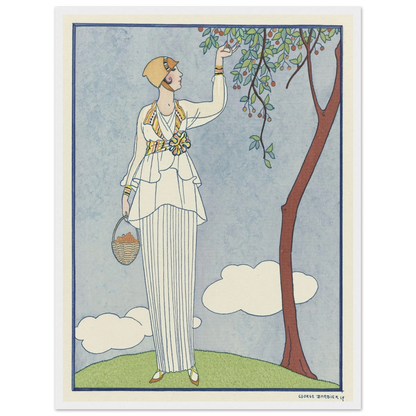 Famous Fashion Houses (1914) Art Print | George Barbier-Quipham Collections