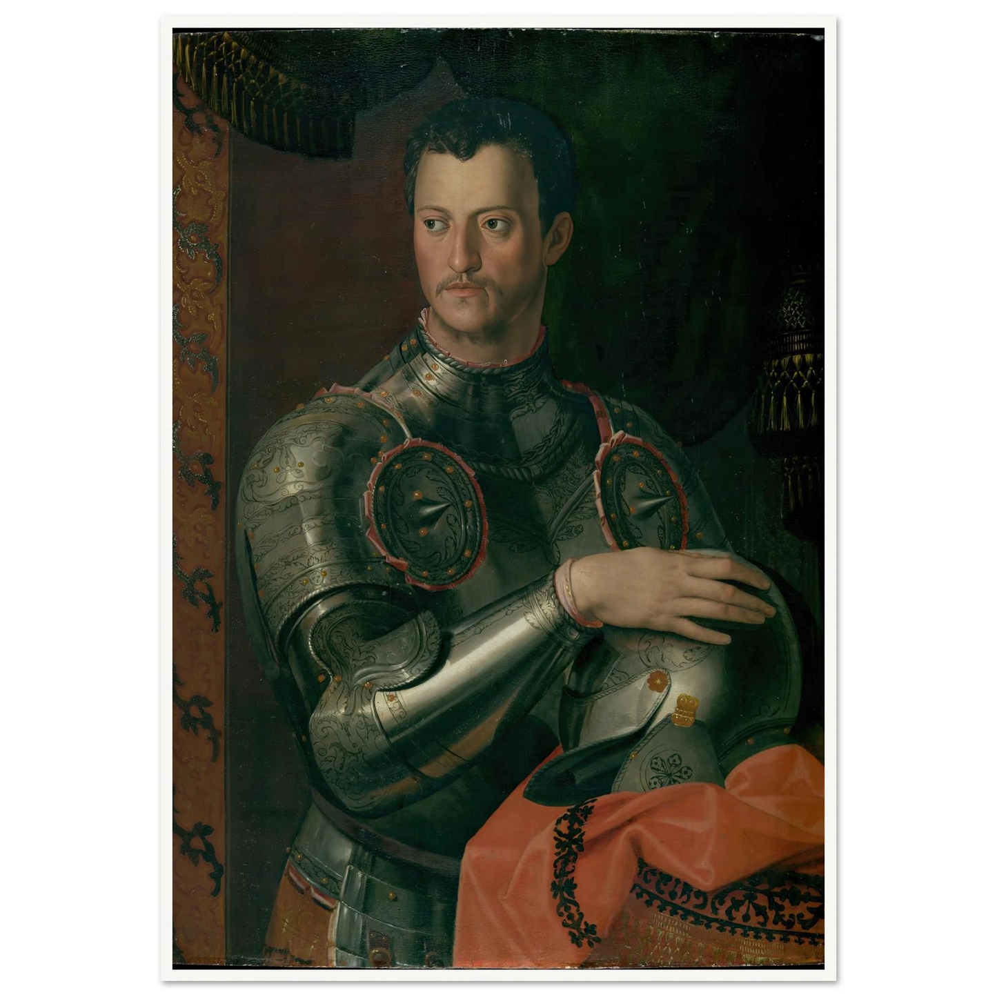 Cosimo I De’ Medici (1519–1574) Art Print | Agnolo Bronzino-Quipham Collections