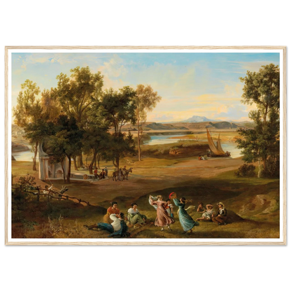 An idyllic southern landscape Art Print | Josef Hoffmann-Quipham Collections