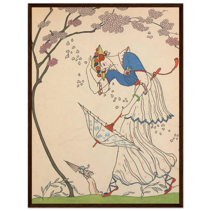 Le Coup de Vent (1914) Art Print | George Barbier-Quipham Collections