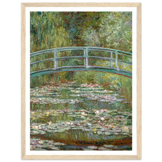 Bridge over a Pond of Water Lilies (1899) Art Print | Claude Monet-Quipham Collections