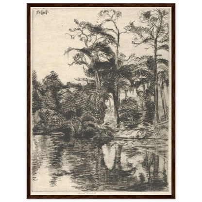 Alligator Pool (1914) Art Print | Ernest Haskell-Quipham Collections