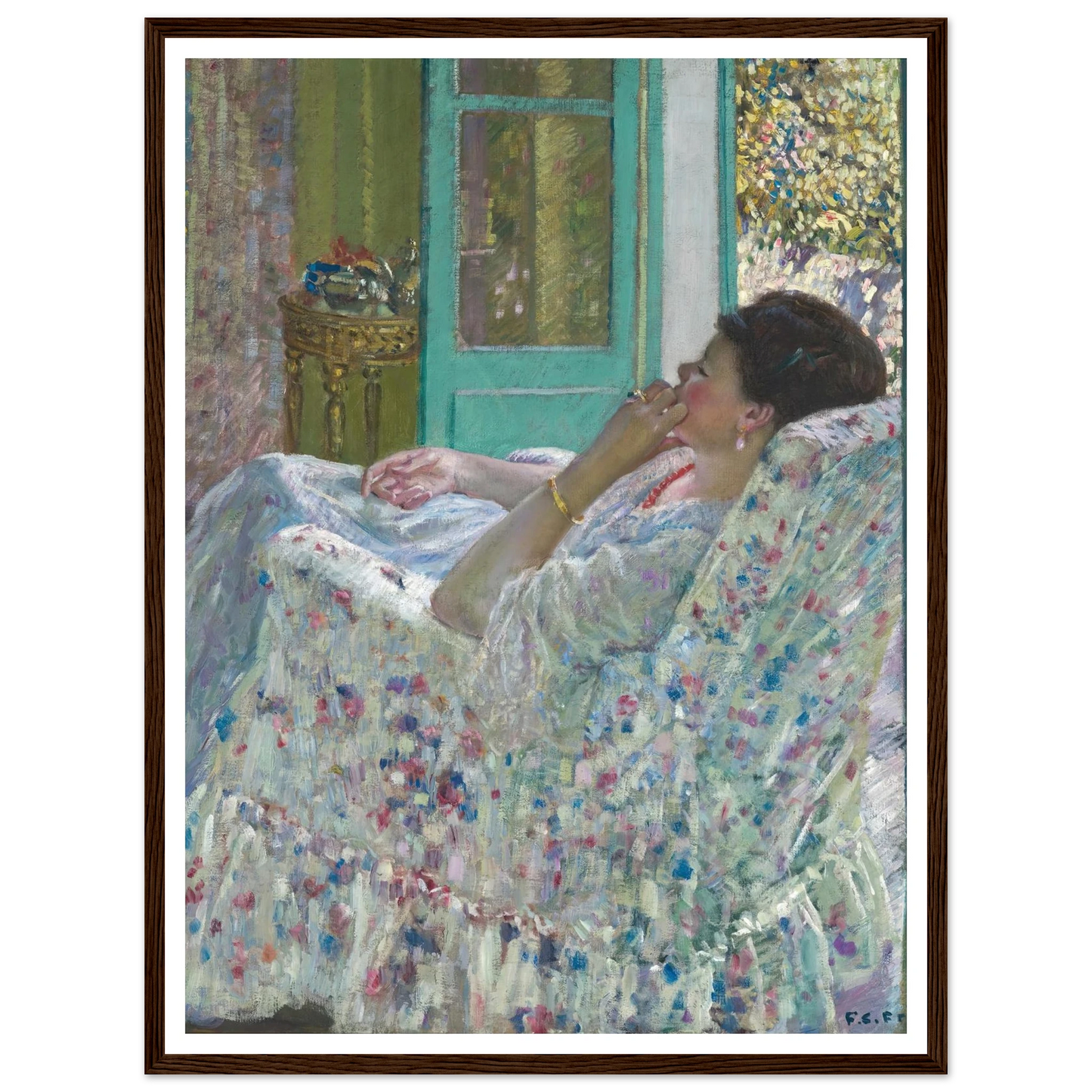 Afternoon – Yellow Room (1910) Art Print | Frederick Carl Frieseke-Quipham Collections