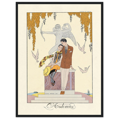 L’Automne (Autumn) (1922–1926) Art Print | George Barbier-Quipham Collections