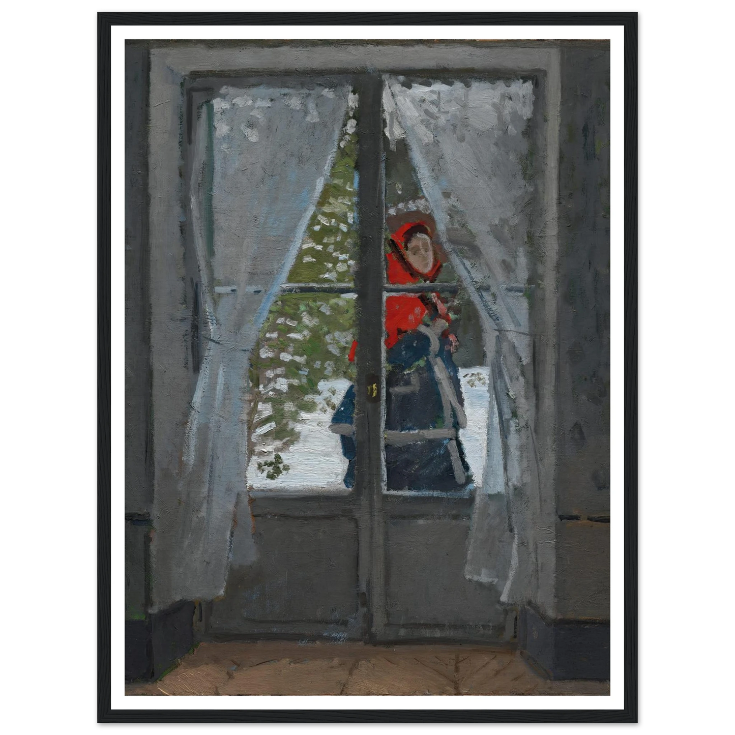 The Red Kerchief (c. 1868–73) Art Print | Claude Monet-Quipham Collections