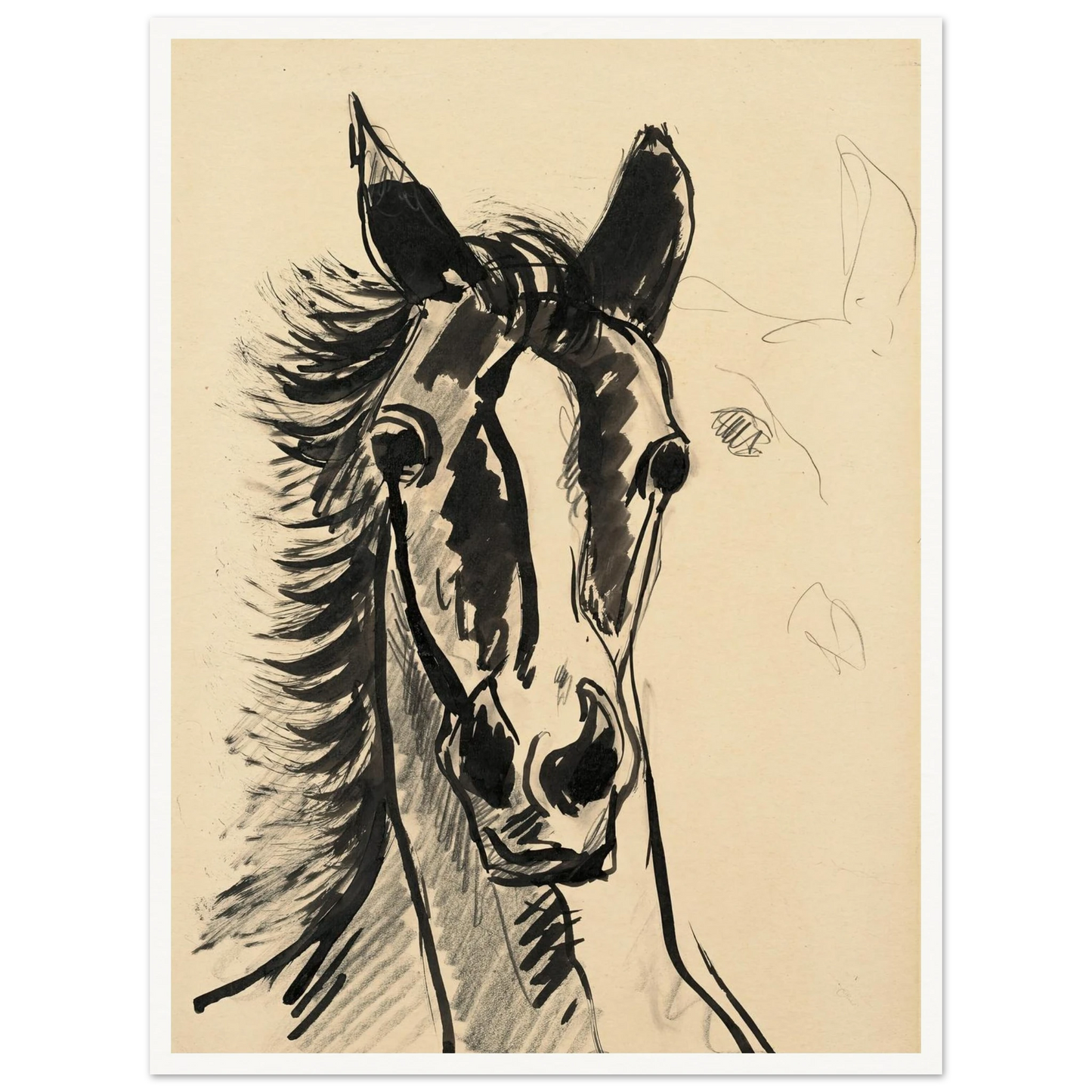 Tête de cheval (1930-35) Art Print | Francis Picabia-Quipham Collections