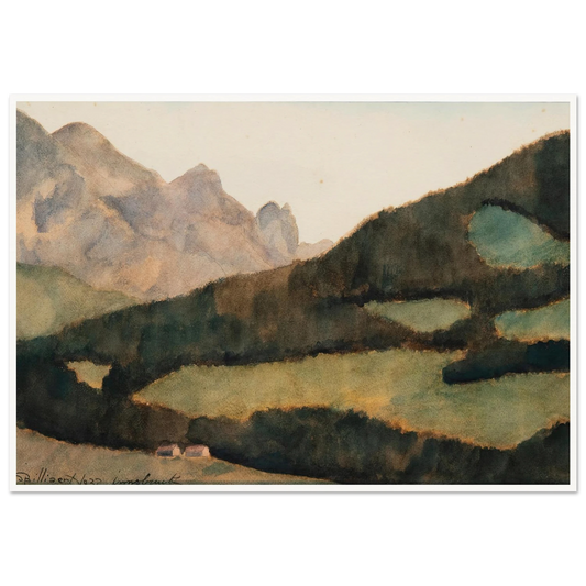 Paysage d’Innsbruck (1932) Art Print | Leon Spilliaert-Quipham Collections
