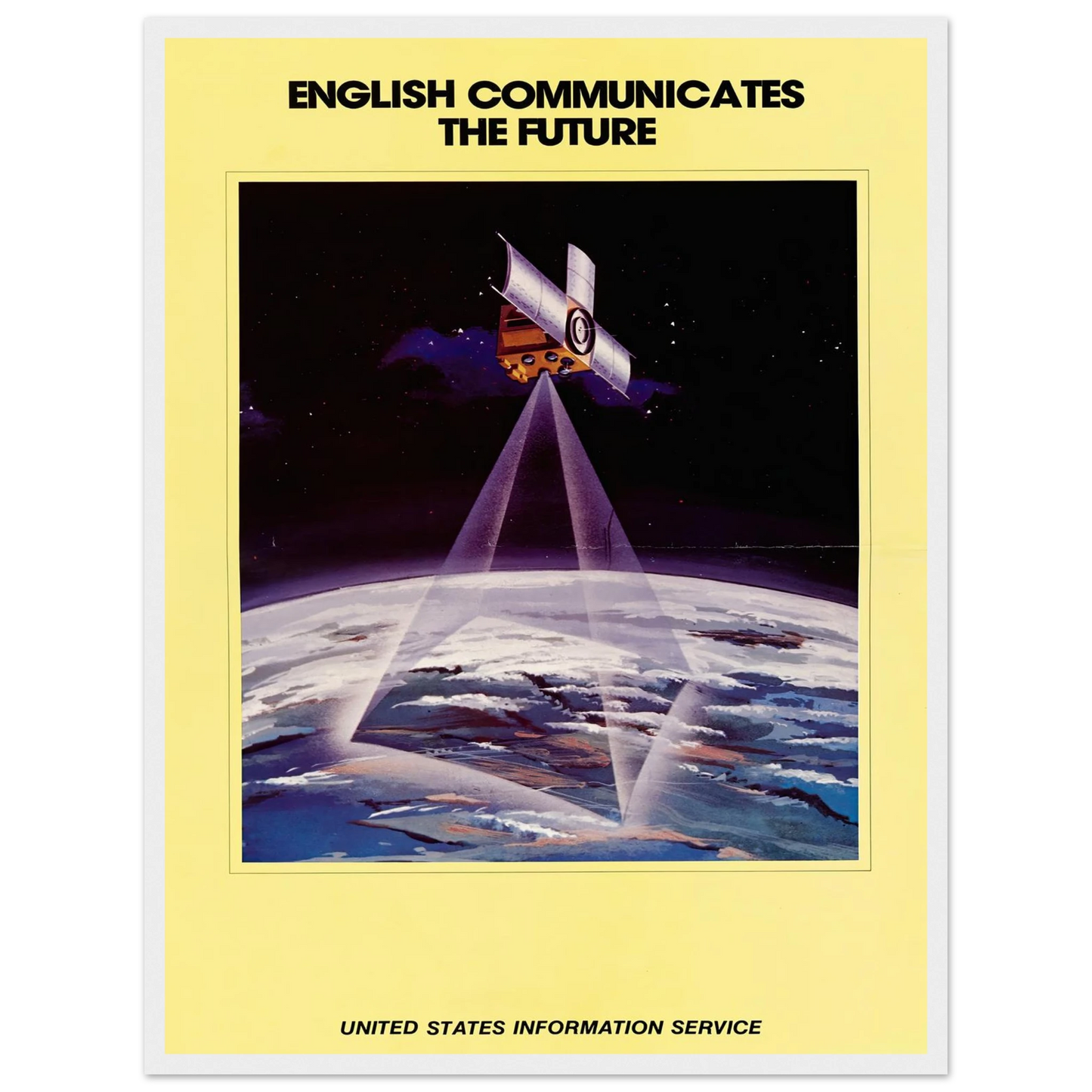 English Communicates the Future. United States Information Service 2 Art Print | US Information Agency-Quipham Collections