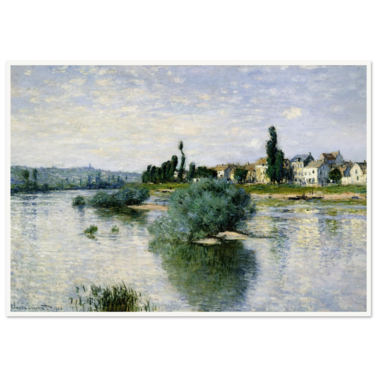 The Seine at Lavacourt (1880) Art Print | Claude Monet-Quipham Collections