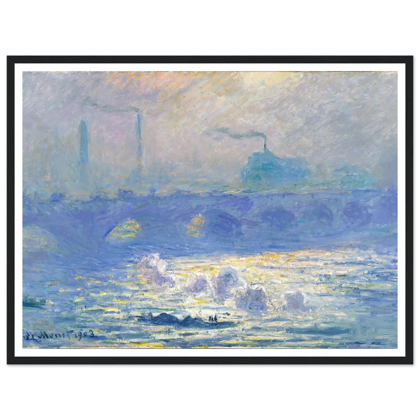 Waterloo Bridge (1903) Art Print | Claude Monet-Quipham Collections