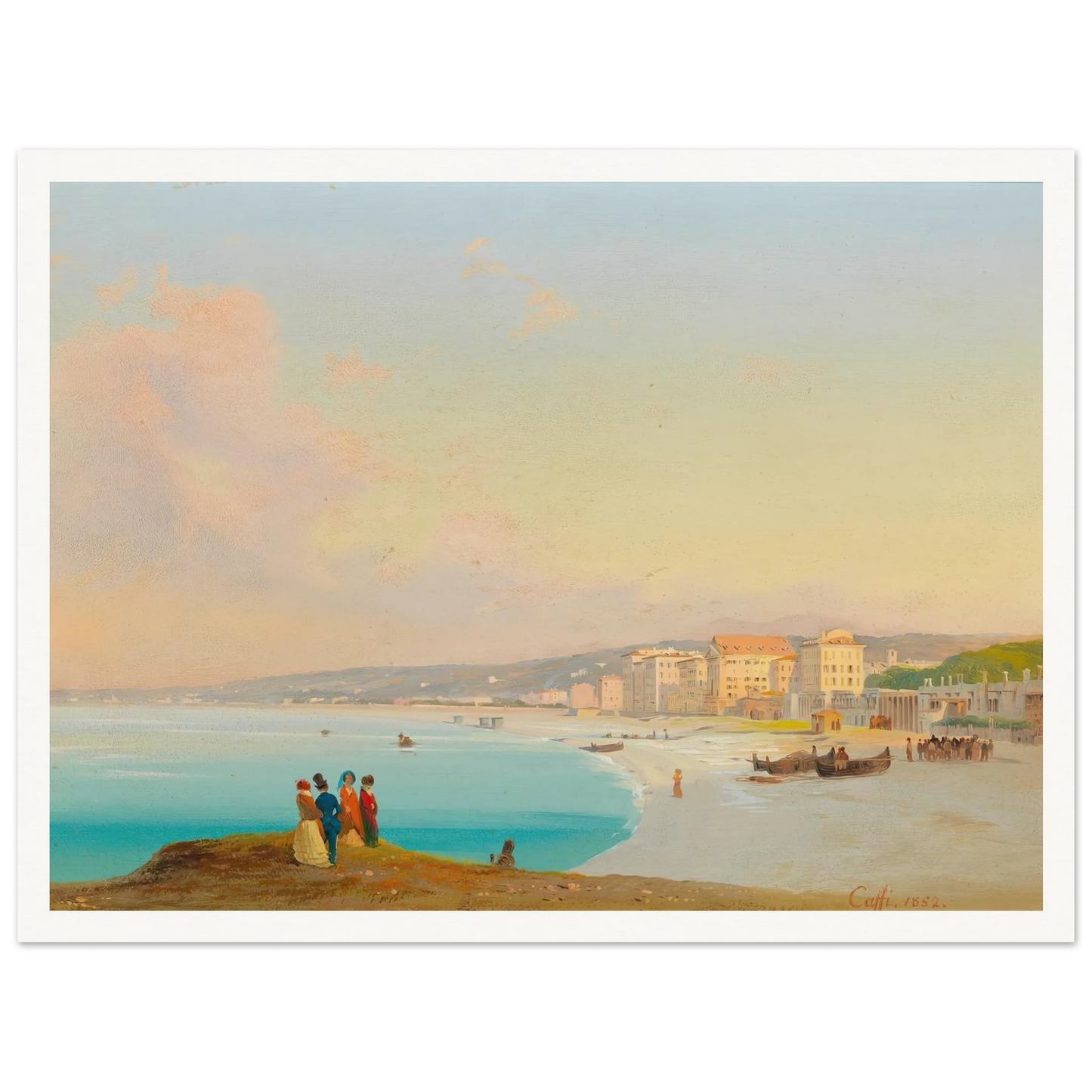 Nice (1852) Art Print | Ippolito Caffi-Quipham Collections