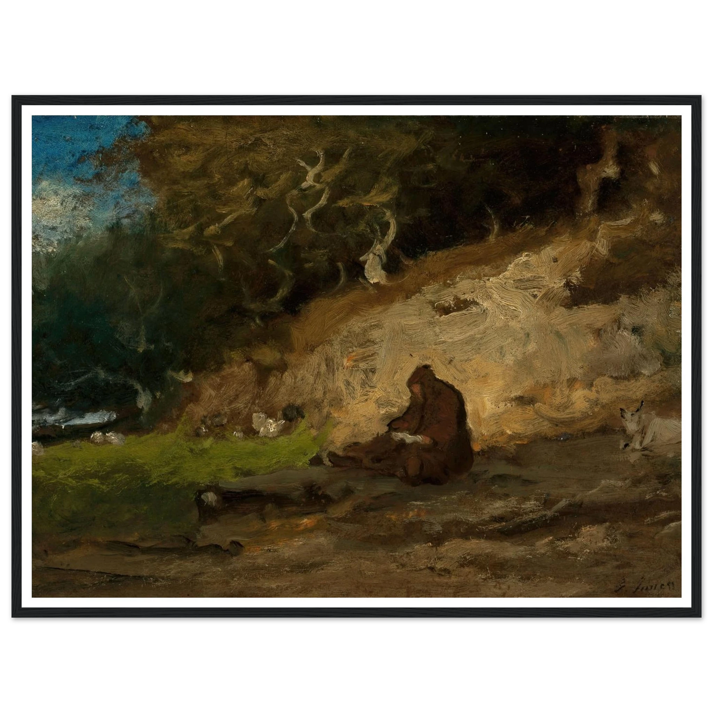 The Hermit (circa 1883-85) Art Print | George Inness-Quipham Collections