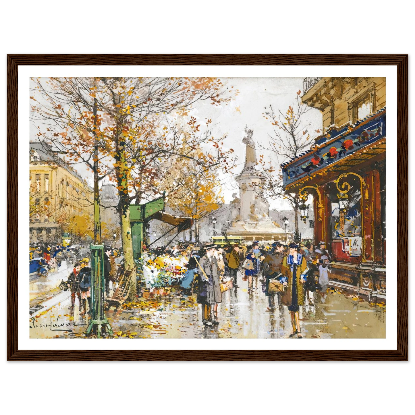 Place De La Republique Art Print | Eugene Galien Laloue-Quipham Collections