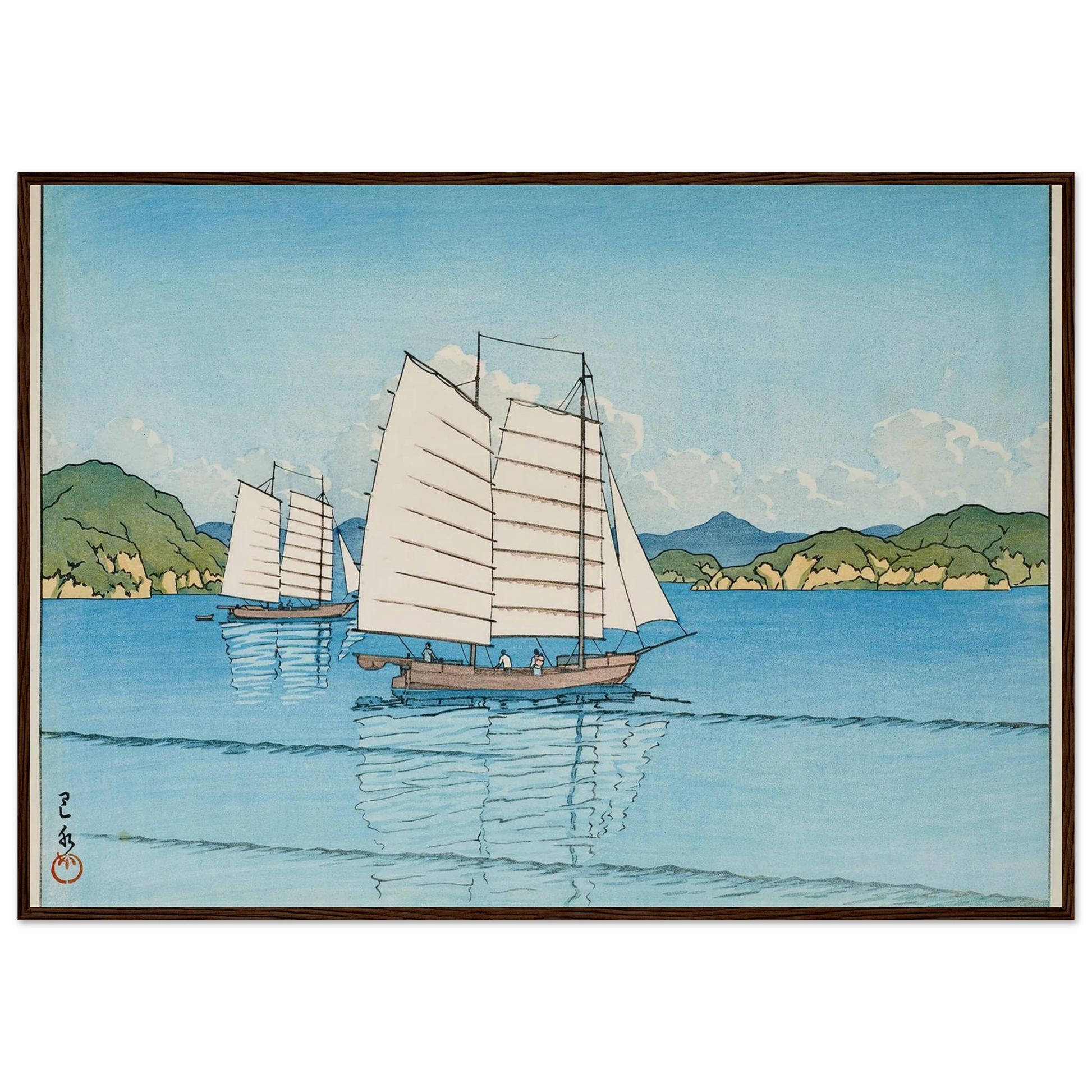 Inland Sea (1952) Art Print | Kawase Hasui-Quipham Collections
