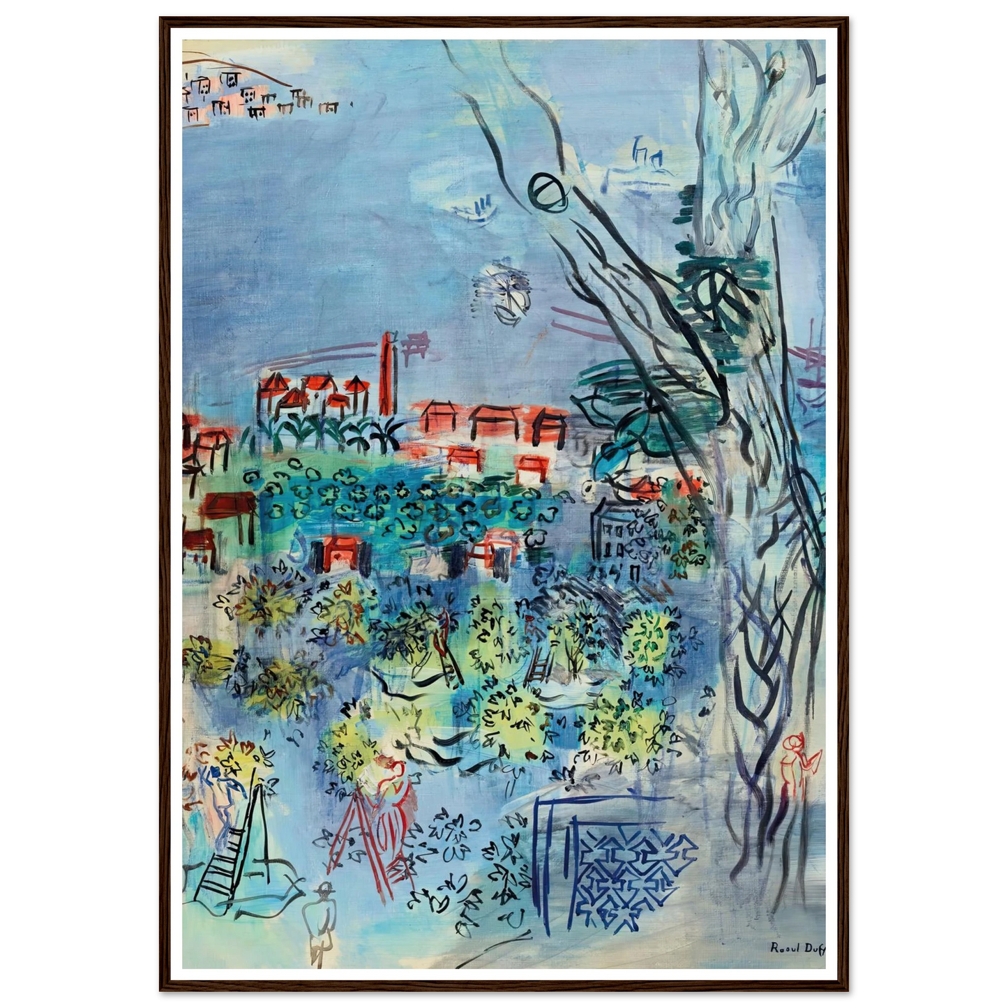 Etude pour Golfe-Juan (1926) Art Print | Raoul Dufy-Quipham Collections