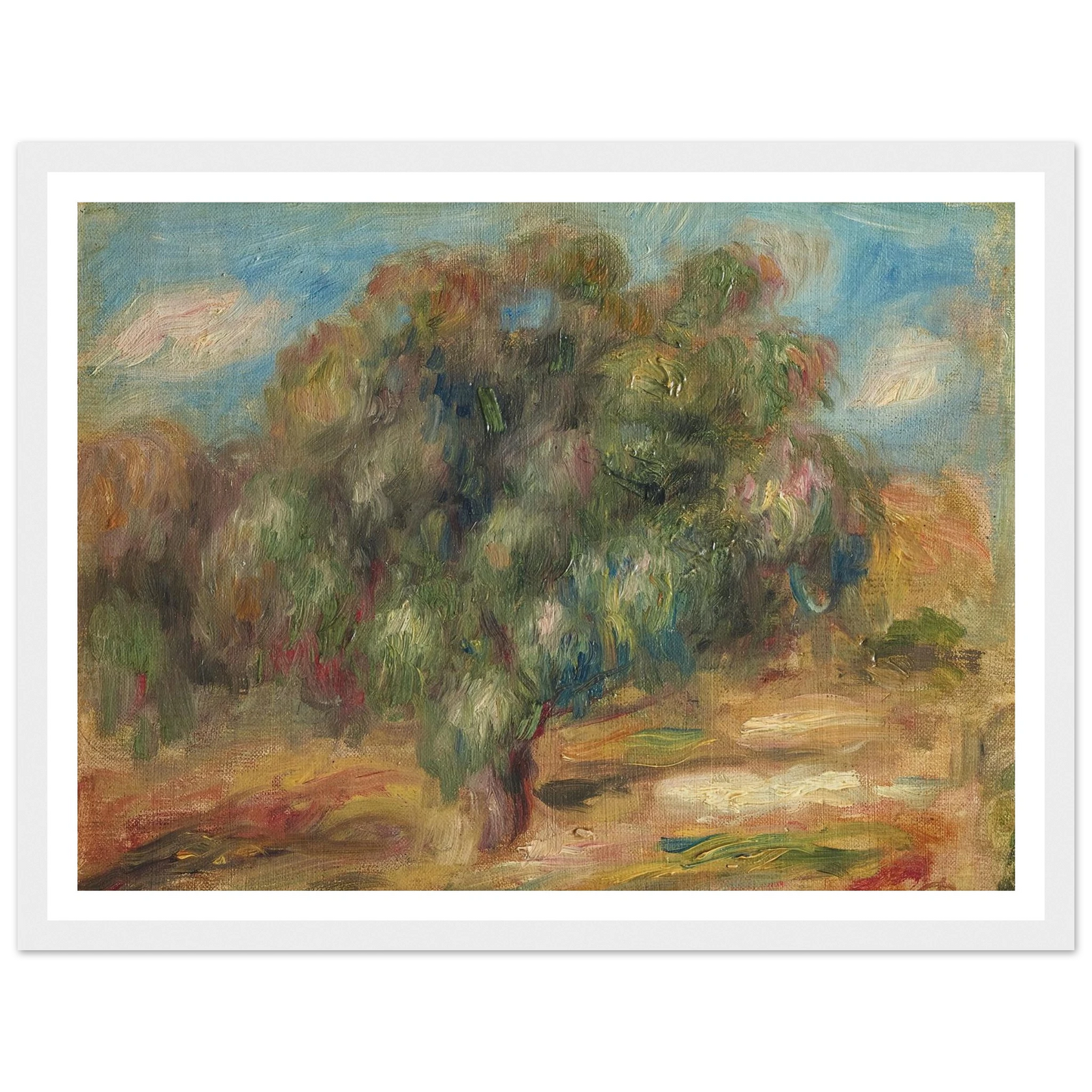 Landscape (1915) Art Print | Pierre Auguste Renoir-Quipham Collections