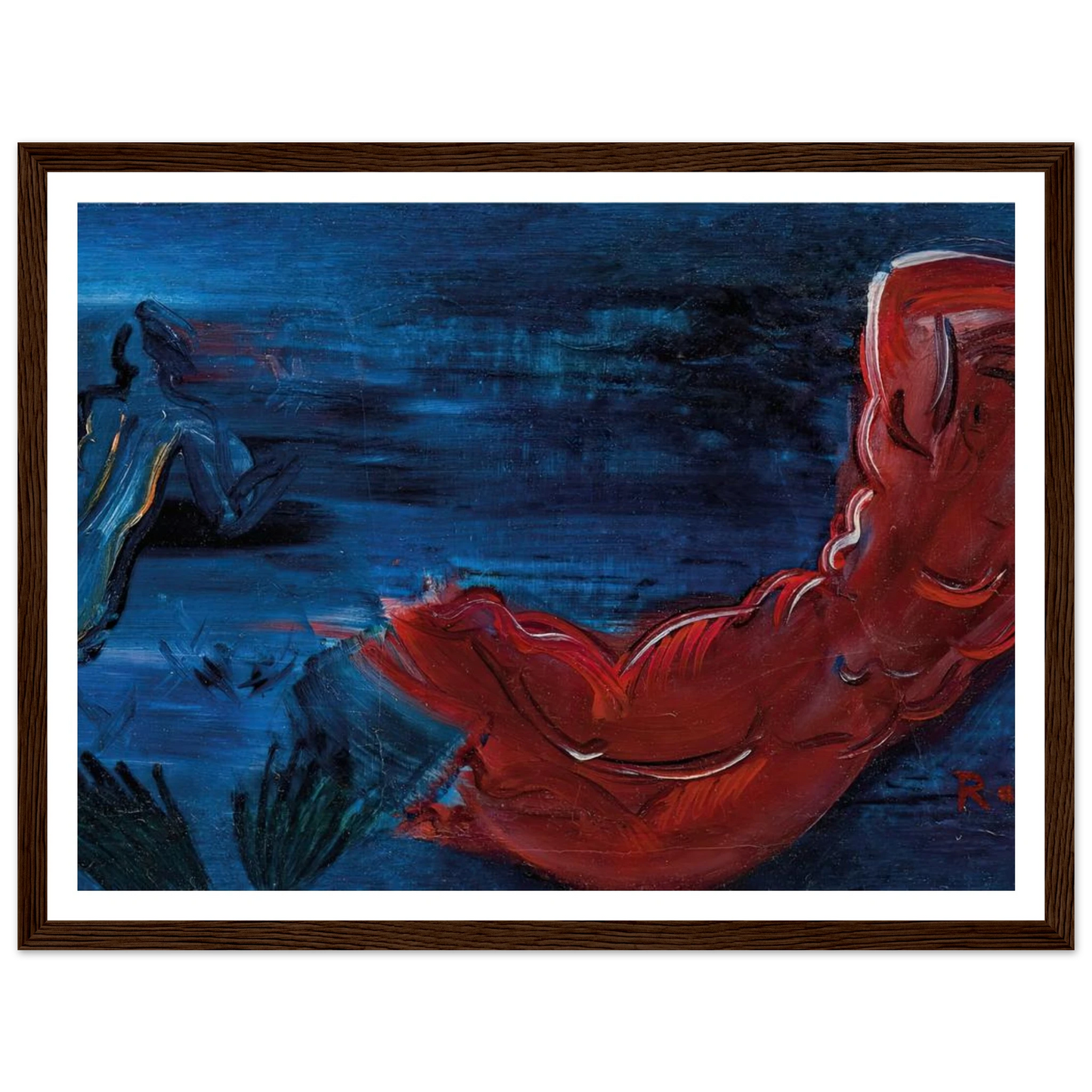 Naïade rouge (1926-30) Art Print | Raoul Dufy-Quipham Collections